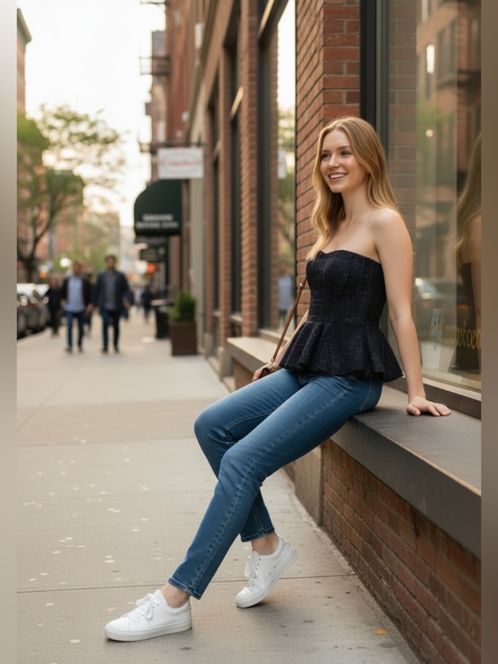Monaco Black Lace Strapless Bustier Top